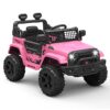 12V Kids Electric Ride on Car with Parent Remote Control, Spring Suspension and Bluetooth, ASTM Certified Off-Road Electric Vehicle Toy Car Gift for Toddlers Boys Girls