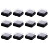 12x 10 Pieces Blank Ink Pad for Rubber Stamp Sponge Stamp Craft Pigment DIY Embossing Ink Pad Easy to Absorb for Scrapbooking Card Making Suitable for