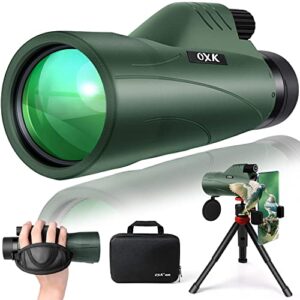 12x56 High Power Monocular Telescope for Adults with Smartphone Adapter