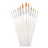 12x Paint Brush Set Oil Watercolor Acrylic Paint Brushes Artist Paintbrushes Drawing Supplies for Body Face Rock Canvas