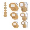 140pcs Small Round Bandage for Small Wound Fabric Adhesive Round bandaids Meets Everyday Needs