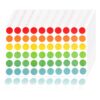 1500 PCS Writable Color Coding Dot Stickers, 6 Colors, 3/4 Inch