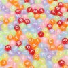 150Pcs 6mm Acrylic Alphabet Letter Cube Beads with Hole, A-Z Mixed Random Plastic Loose Square Beads for DIY Jewelry Making Bracelets Necklaces Key Chains, Macaron Color