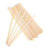 150pcs Blank Foldable Fan Fram Bamboo Weaving Strips DIY Craft Kit for Handmade Fans Paintings Flat Bamboo Sticks for Crafts Webbing Stick Handicrafts