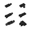 150 Piece Ball Joints Classic Building, 6 Sizes Ball End and Friction End Socket on Ends Compatible with Lego Parts and Pieces