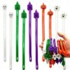 15PCS Halloween TPR Soft Rubber Wristbands, Pumpkin Ghost Skeleton, Witch Hat Theme, Universal Party Accessories for Kids and Adults, Stress-Relief Noodles, Halloween Prank Decorations, Random Colors