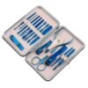 15 Pieces Nail Clipper Sets for Care Tools Storage Kit Beauty Set
