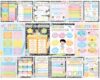 16Pcs Composition Notebook Reading Posters for Classroom Composition Notebook Bulletin Board Decoration Reading Strategies Posters for Back to School Kindergarten Classroom Office Wall Door Decor
