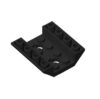 16 Piece Slope, Inverted 45 4x4 Double with 2 Holes, Black, Compatible with Lego Parts 72454