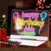 16’’ Rechargeable Light up Drawing Board for Kids with 7 Colors & 4 Modes