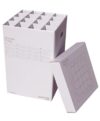 16 Slot Rolled File Filing Box Size: 25" H x 16" W x 16" D - Pack of 2