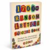 1700+Pcs Alphabet Sticker Book for Scrapbook Album, Ransom Note Stickers No Repeats, 32 Sheets Magazine Letters Die-cut for Junk Journal Supplies, Large stickers for Scrapbooking Card Making DIY Craft
