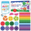 178 PCS Magnetic Fraction Circles & Tiles – Simply Magic Fraction Magnets