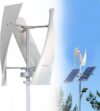 18000W Portable Vertical Helix Wind Turbine Kit with Charge Controller for Home RV Marine Industrial Energy 220V