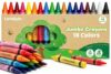 18 Colors Jumbo Crayons for Toddlers 1-3 2-4, Non-Toxic Washable Easy to Grip, School Art Supplies for Kids Ages 4-8, Classroom Must Haves, Ideal Coloring Set Birthday Easter Gifts for Boys Girls