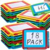 18 Pack Magnetic Drawing Board for Kids, Erasable Drawing Board, Portable Travel Magnetic Doodle Board for Toddlers, Birthdays Christmas Easter Gifts Classroom Rewards, Party Favors, Stocking Stuffers
