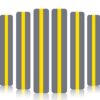 18 Pack Reading Guide Strips Colored Overlay Highlight Bookmarks Reading Strips Help with Dyslexia for Crystal Children and Teacher Supply (Yellow)