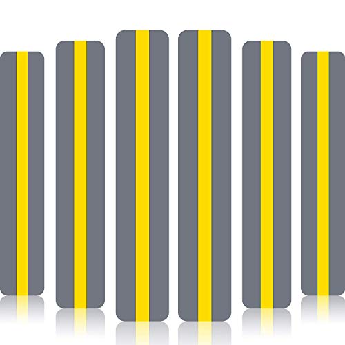 18 Pack Reading Guide Strips Colored Overlay Highlight Bookmarks Reading Strips Help with Dyslexia for Crystal Children and Teacher Supply (Yellow)