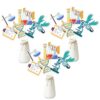 18 Pcs Science Lab Table Toppers, Mad Scientist Centerpiece Sticks with Microscope, DNA, Beakers & Safety Goggles for Science Party, School Event & Birthday Supplies
