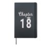 18th Womens Birthday Hardcover Journal, Black