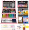 192-Pack Art Set,Acrylic Pad,Watercolor Book, Sketch Book,Canvases,Brushes