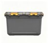 19.8 Gallon Waterproof Storage Bin with Lid, Large Plastic Gasket Tote Gray