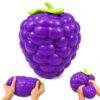 19cm Scented Purple Grape Cluster Table Accent, Large Size Aromatic Fruit