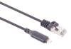 1aTTack.de 1.5 m USB-C to LAN Adapter Cable 1 Piece Cable 1 Gbit Data Transfer USB C 3.1 to RJ45 Ethernet Cat6 Cable Compatible with Smartphone Laptop MacBook 1.5 m
