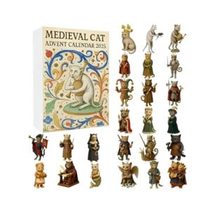 (1 Box) Medieval Acrylic Keychain Gift Box Vintage Art Charms, Collector ' s Set for Book Lovers, Journaling & Bag Decor Collector ' s Set for Book Lovers