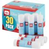 1InTheOffice Glue Sticks for Kids, School Glue Sticks, Clear, Washable, 0.32oz, 30 Pack