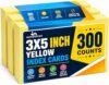 1InTheOffice Index Cards Canary Yellow Unruled 3x5, Blank Index Cards, 3"x5", 300 Pack
