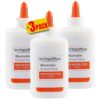1InTheOffice School Glue, White Glue, 4 oz./ 118 ml, Washable, Non-Toxic, 3 Pack