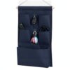 1 Pack Cotton Over-the-Door Organizer, Soft Hanging Storage Bag for Accessories and Essentials, 13 x 3.3 Inches