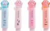 1Pc Cat Paw Shaped Retractable Erasers, Traceless Useful Push-Pull Cat Paw Rubbing Eraser Cute Rubber for Kids, Push-Pull Rubber Eraser for Students Writing Office School Supplies (Random Color)