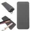 1 PC Heat Resistant Silicone Mat Pouch for Flat Iron and Curling Iron, Portable Travel Silicone Hair Straightener Mat 11.3" x 5.6" (Grey