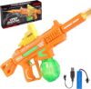 1 PCS Electric Water Gun, Ultimate Battle Blaster Water Guns with Realistic Gun Muzzle Flame High Capacity Automatic Squirt Guns Summer Outdoor Beach Swimming Pool Party Toy for Adult Kids