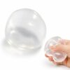 1PC Transparent Jelly Squishy Stress Ball, Coconut Oil Filled No Rebound Soft Gel Squeeze Fidget Sensory Toy, Stress Relief Calming Toy for Anxiety, Fidget Ball for Adults