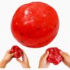 1PC Watermelon Slushie No Rebound Squishy Stress Ball, Petrolatum Filled Soft Squeeze Fidget Sensory Toy, Non Rising Calming Toy for Anxiety Relief, Stress Relief Toy Adults Office