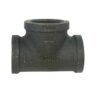1" X 1-1/4" (Ductile Iron not Malleable Iron) BLACK IRON REDUCING TEE, UL/FM Listed