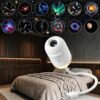 2-in-1 Galaxy Projector Night Light,USB Portable Starry Sky Night Light Projector for Bedroom,Adjustable Brightness 360° Rotating Design,Mini LED Nightlight Wall Lamp for Adults and Kids