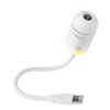 2-in-1 Galaxy Projector Night Light, USB Starry Sky Night Light Projector with Adjustable Brightness, Mini LED Ceiling/Wall Projection Lamp with 360° Rotation for Ceiling Wall Room Decor (6 Slides)