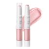 2-in-1 Liquid Highlight Stick - Versatile Highlighter & Eyeshadow Duo with Built-in Brush - Waterproof, Long-Lasting, Natural Dewy Finish - Perfect for Beginners, #04 DUSTY ROSE SHIMMER