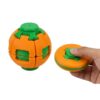 2-in-1 Push & Spin Fidget Stress Ball – Press & Auto-Rotating Fidget Spinner, Pocket-Sized Sensory Toy for Stress Relief, Anxiety Relief, Focus & Calming for Youth Age 14+ and Adults