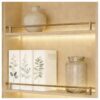 2-Pack 29in Long Metal Shelf Guard Rail, Anti-Fall Fence Set for Shoe Rack & Display Enhancer, 4/6/8/10 Pack Options Available, Durable Protection for Shelves