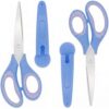 2-Pack 6.3-Inch Comfort Grip Scissors for Office, Crafts & School - Ultra Blades, Durable, Ideal for Kids & Adults Yard, Patio, Garden Cleaning