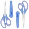 2-Pack 6.3" Blue Comfort Grip Scissors, 2026 Upgraded Ultra Sharp Rust-resistant Shears, Ergonomic Precision Craft Tool for Office, School, Home DIY, Kids and Adults.