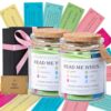 2-Pack Bible Verses Jar, Read Me When - 96 Color-Coded Scripture Cards, Daily Encouragement Prayer Jar, Christian Gifts for Women, Mom, Graduation, Birthday Gift