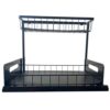 2-Tier Metal Under Sink Organizer, Black, Cabinet Storage Rack for Kitchen and Bathroom