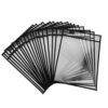 20-Pack Reusable Dry Erase Holders, Clear Plastic Page Protectors for School & Office