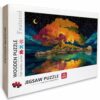 2000 Pieces Jigsaw Puzzle for Adults Tree, Starry Sky Wooden Puzzles with Box, Letter on Back, Challenging Funny Games Crafts for Adults Kits, Fun Games for the Whole, (39x28in), 7-9685